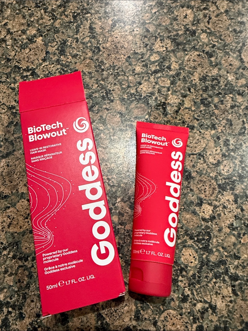 NIB Goddess BioTech Blowout Leave-In Restorative Hair Mask